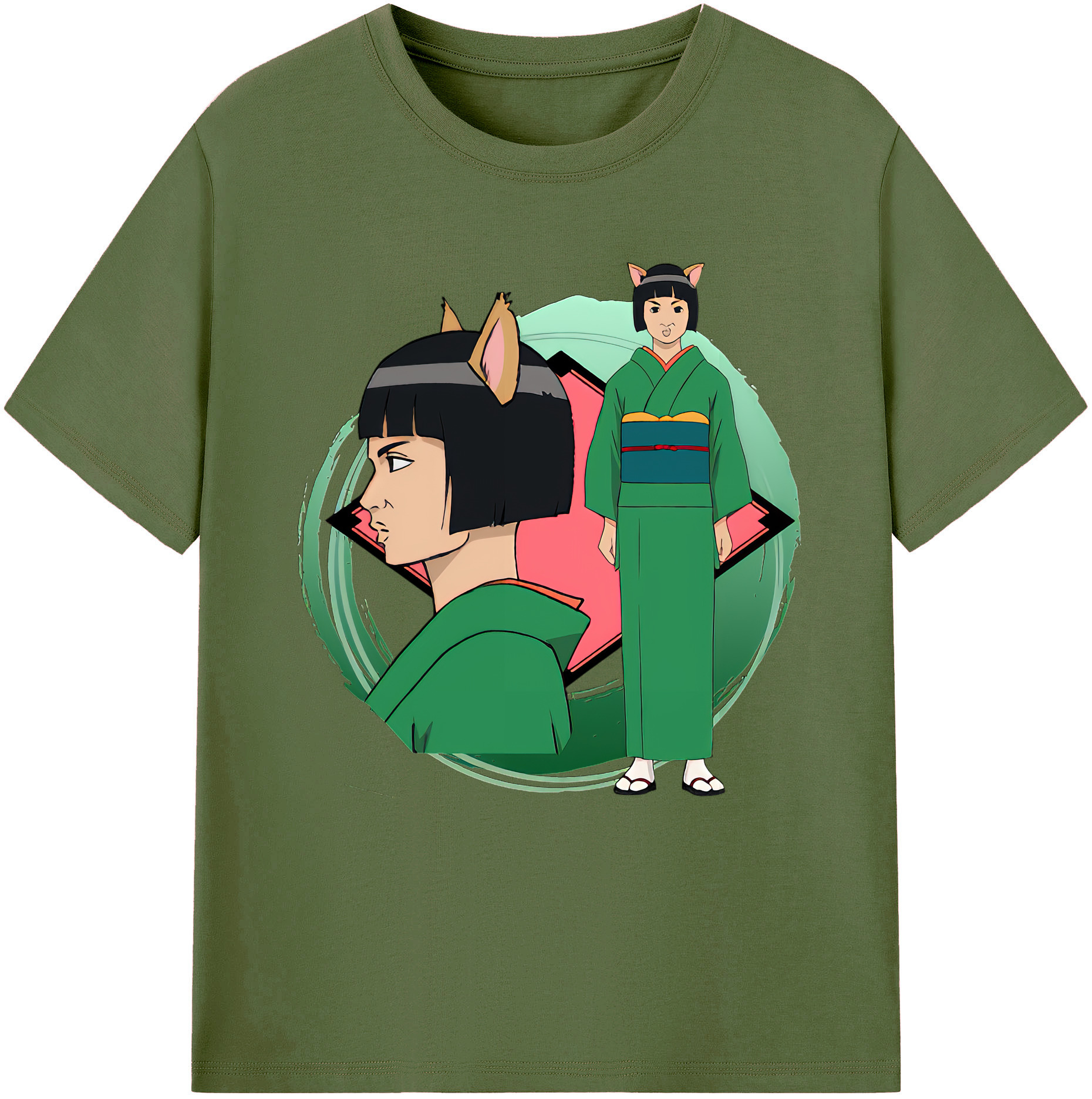 （画像用） ぎんたま 坂田銀時（さかたぎんとき） 神楽 志村新八（しむら しんぱち） GINTAMA Sakata Gintoki Kagura Shimura Shinpachi 綿100％半袖Tシャツ（フロントプリント）